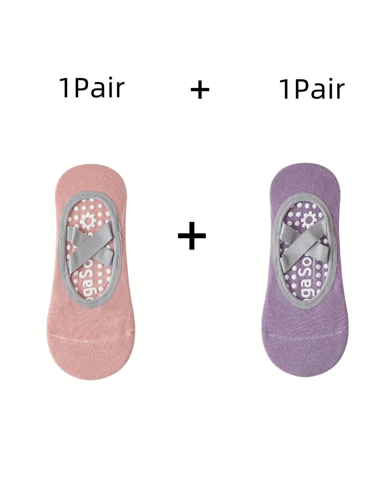 Non-Slip Pilates Yoga Socks Pair
