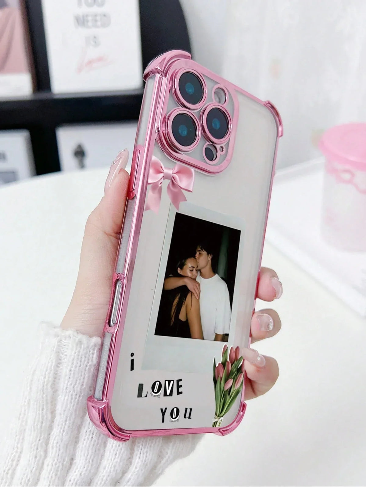 Personalized Couple Hug Phone Case