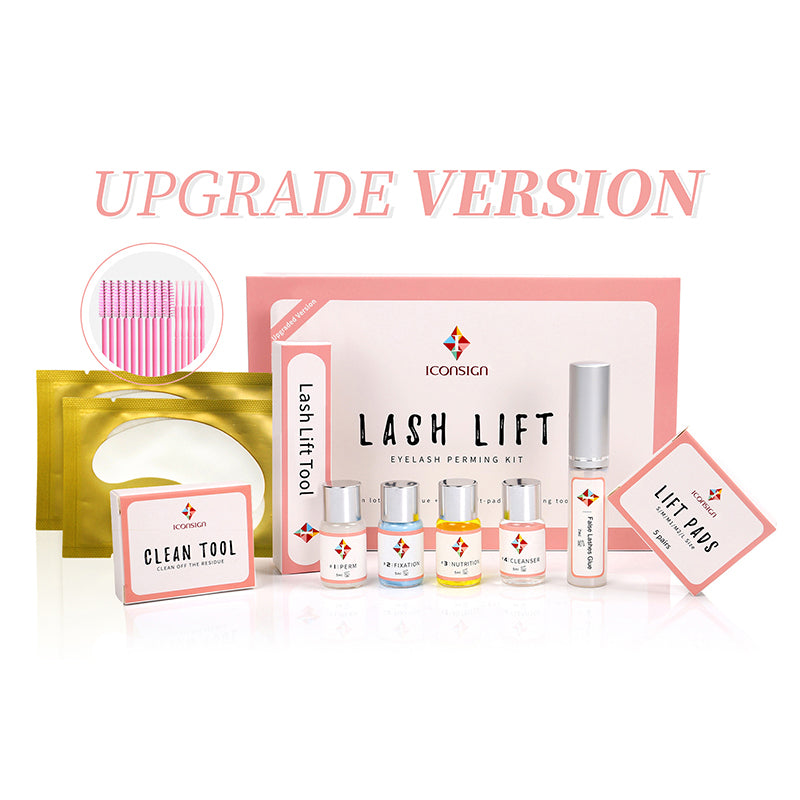 ICONSIGN Lash Lift Kit – Upgraded Eyelash Perm & Curling Set, 10 Pieces