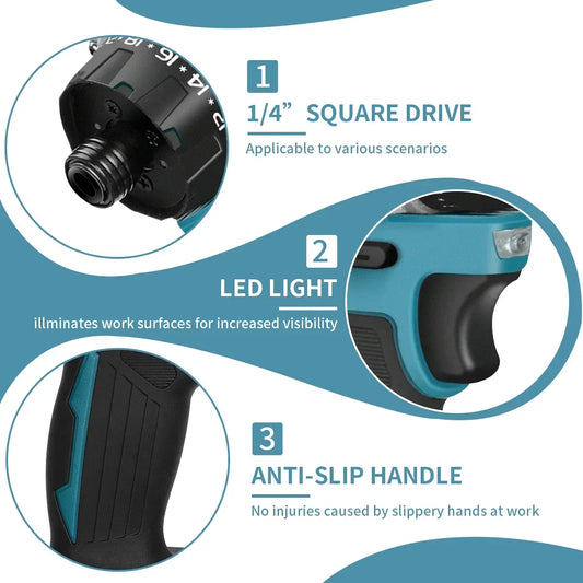 AvidPulse Brushless Cordless Electric Drill