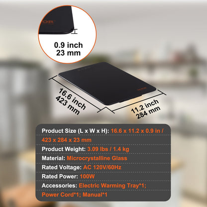 VEVOR Electric Warming Tray