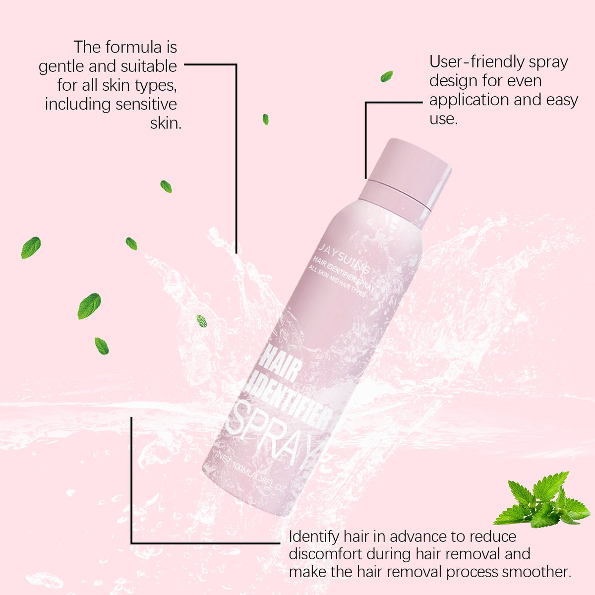 Hair Identifier & Moisturizing Dermaplaner Spray