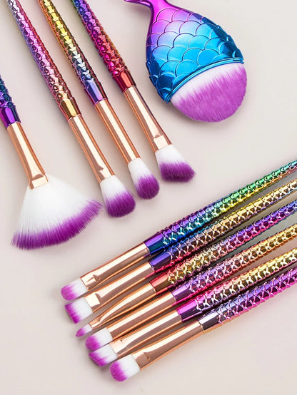 11PCS Multifunctional Makeup Brush Set