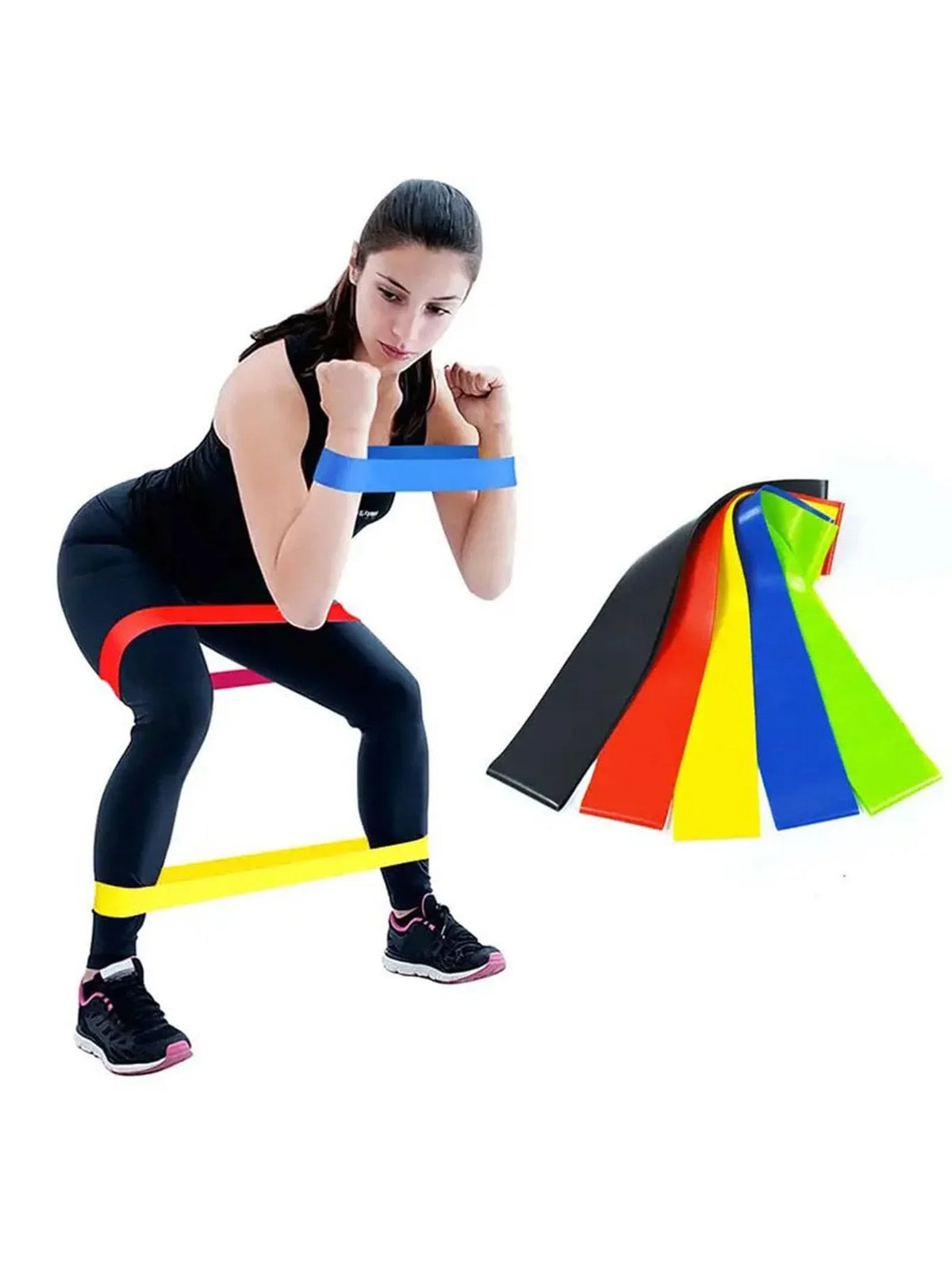 5pcs Multifunction Yoga Bands