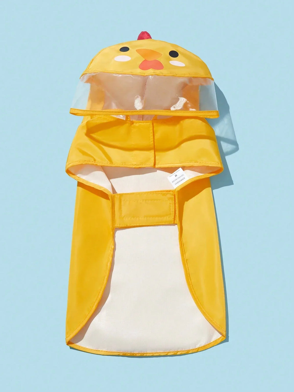 PETSIN Cartoon Chicken Pet Raincoat