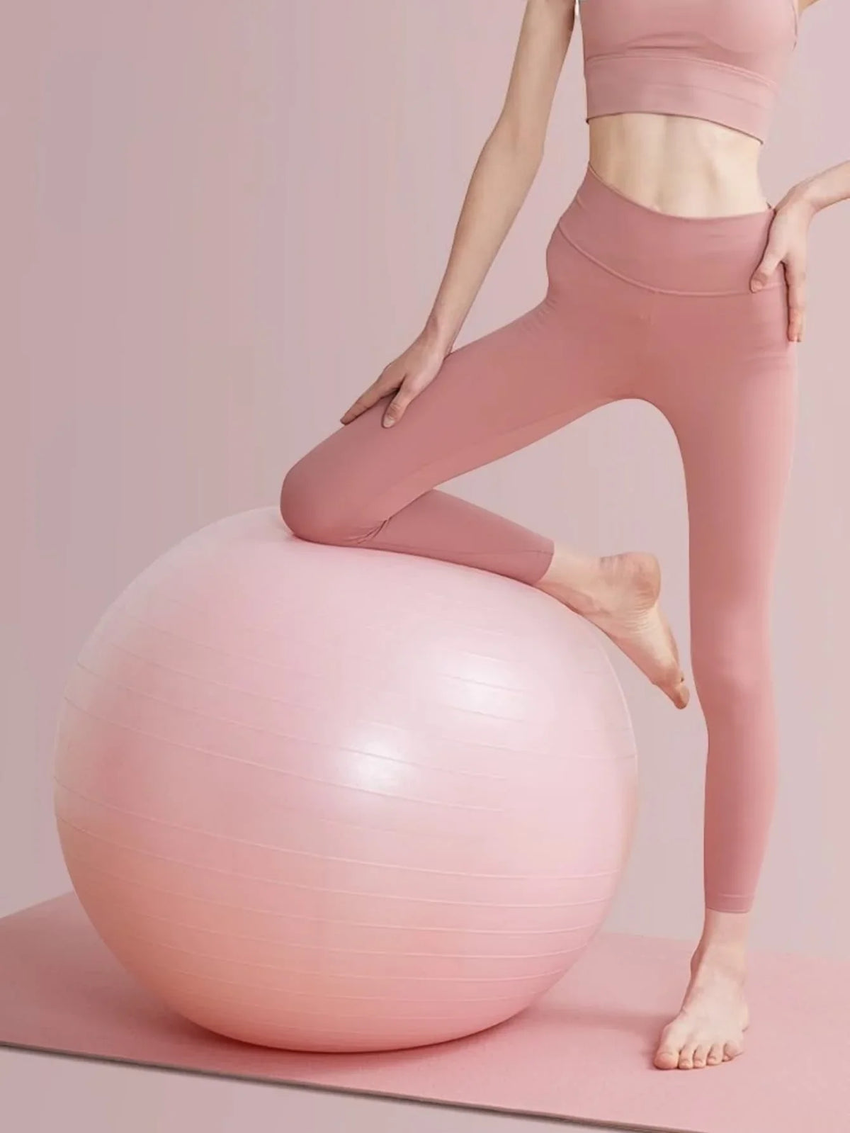 Thick Anti-Burst Yoga Ball Set
