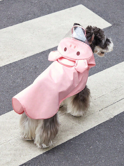PETSIN Cartoon Chicken Pet Raincoat