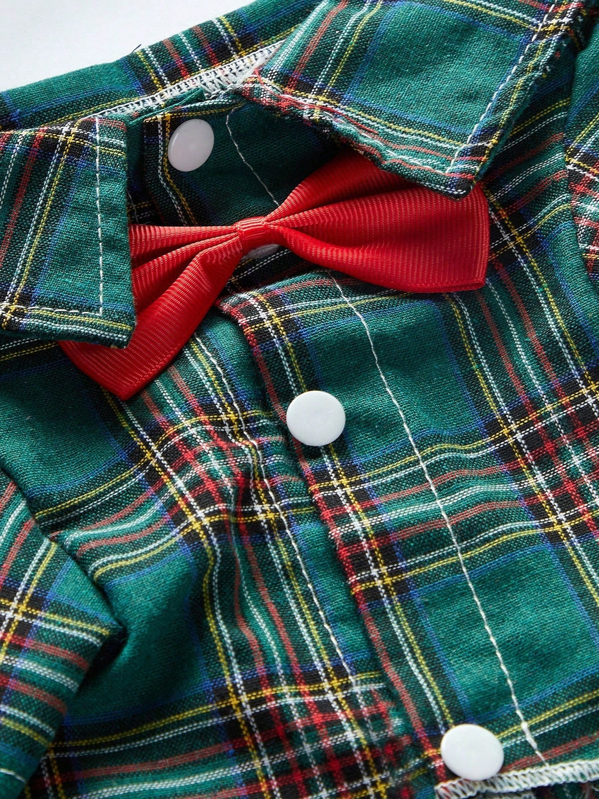 PETSIN Christmas Plaid Pet Shirt