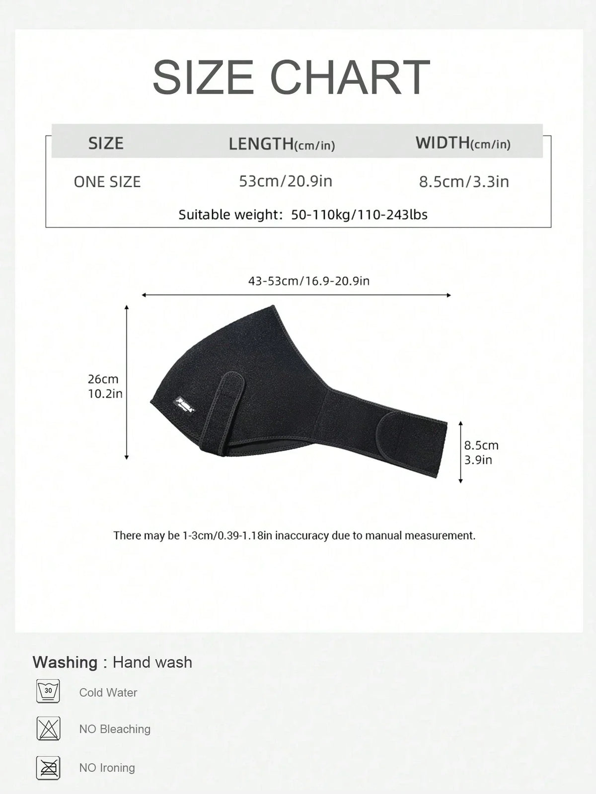 VBOSI Adjustable Rotator Cuff Brace