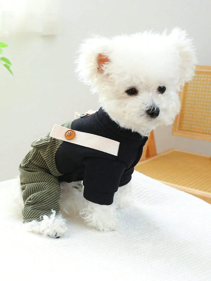 PETSIN Corduroy Pet Jumpsuit
