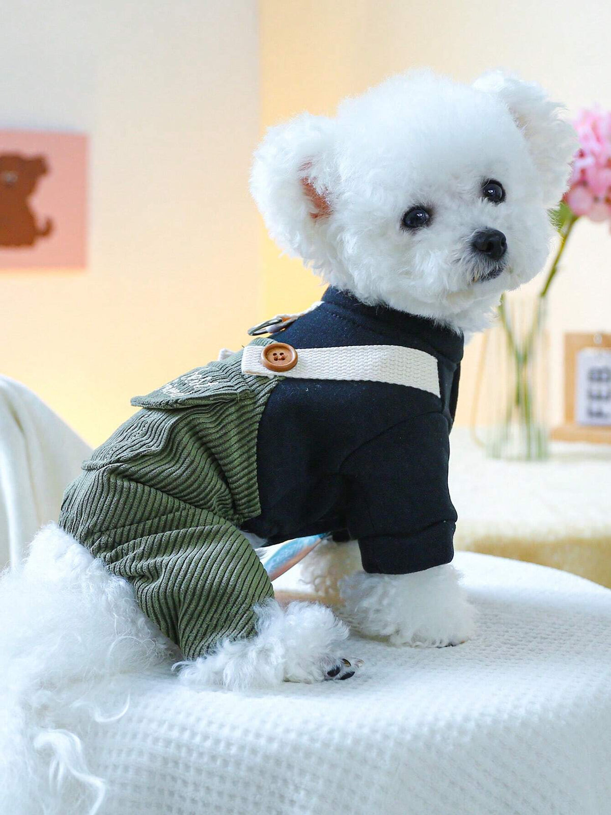 PETSIN Corduroy Pet Jumpsuit