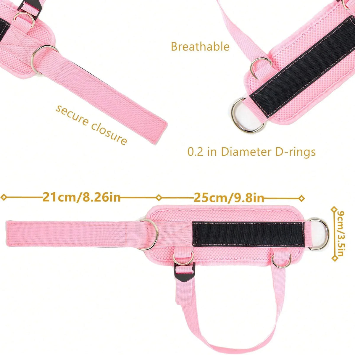 Adjustable Padded Ankle Straps
