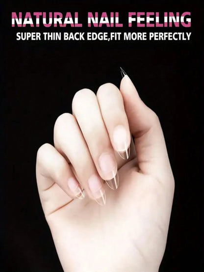 240pcs Almond False Nail Tips