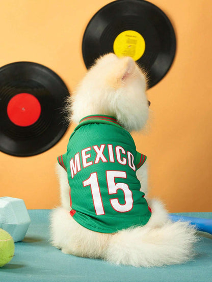 PETSIN Mexican Team Pet Jersey