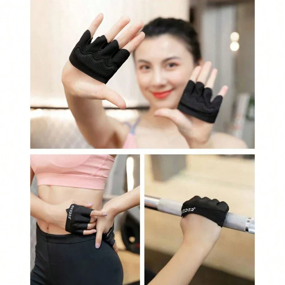 Half Finger Anti-Slip Fitness Gloves