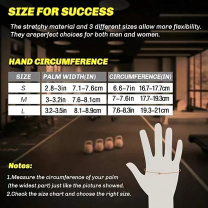 Half Finger Anti-Slip Fitness Gloves