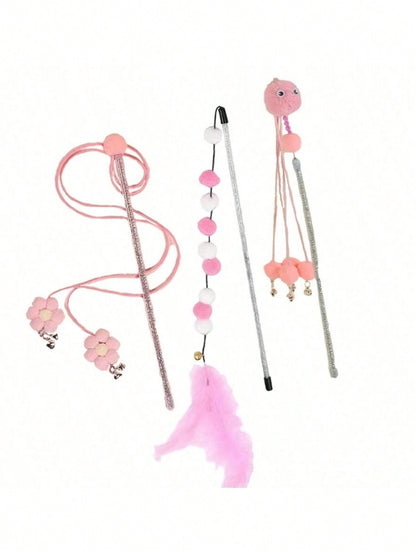 PETSIN Cat Teaser Wand Set