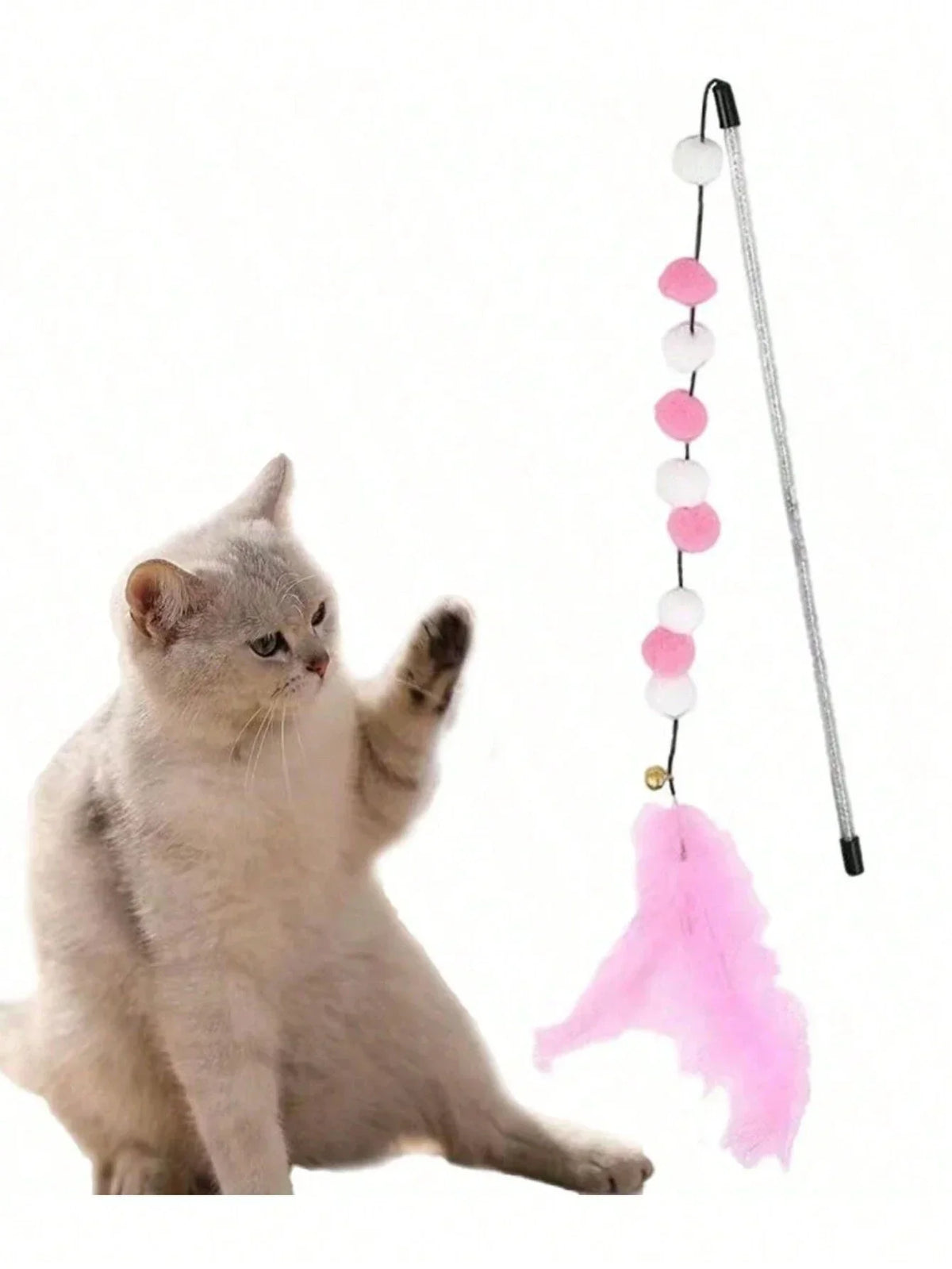 PETSIN Cat Teaser Wand Set