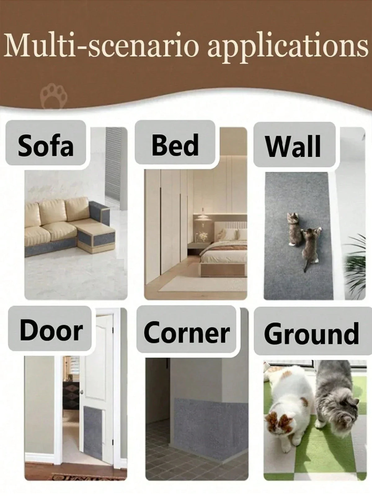 PETSIN Cat Scratching Pad Sofa