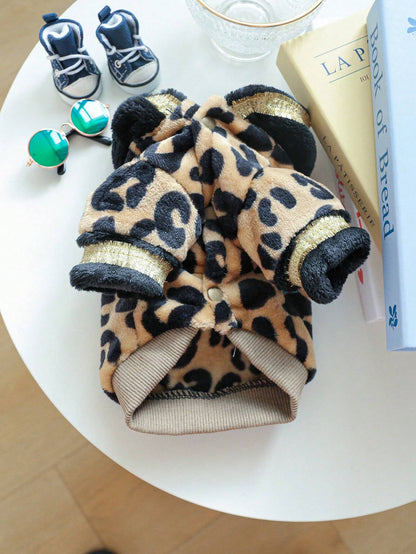 PETSIN Leopard Print Pet Coat
