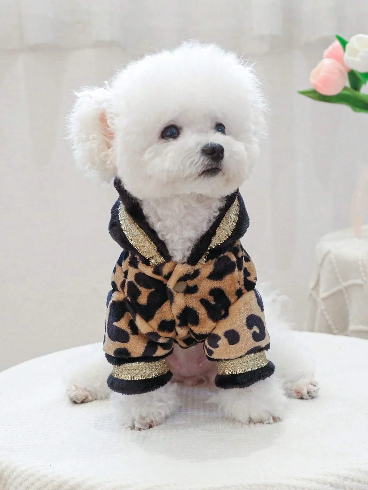 PETSIN Leopard Print Pet Coat