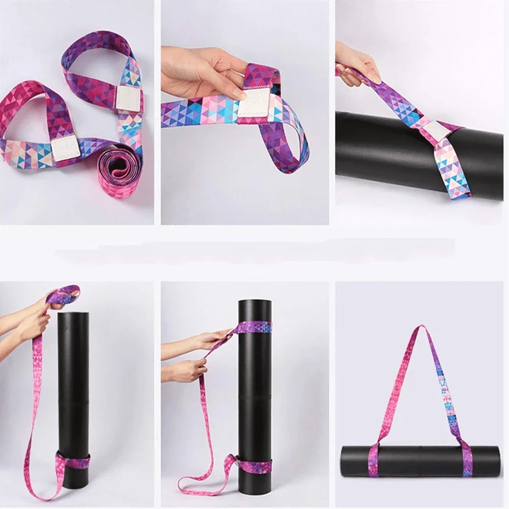 Printed Yoga Mat Strap Belt