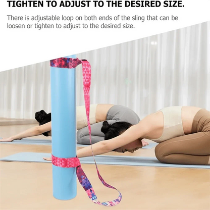 Printed Yoga Mat Strap Belt