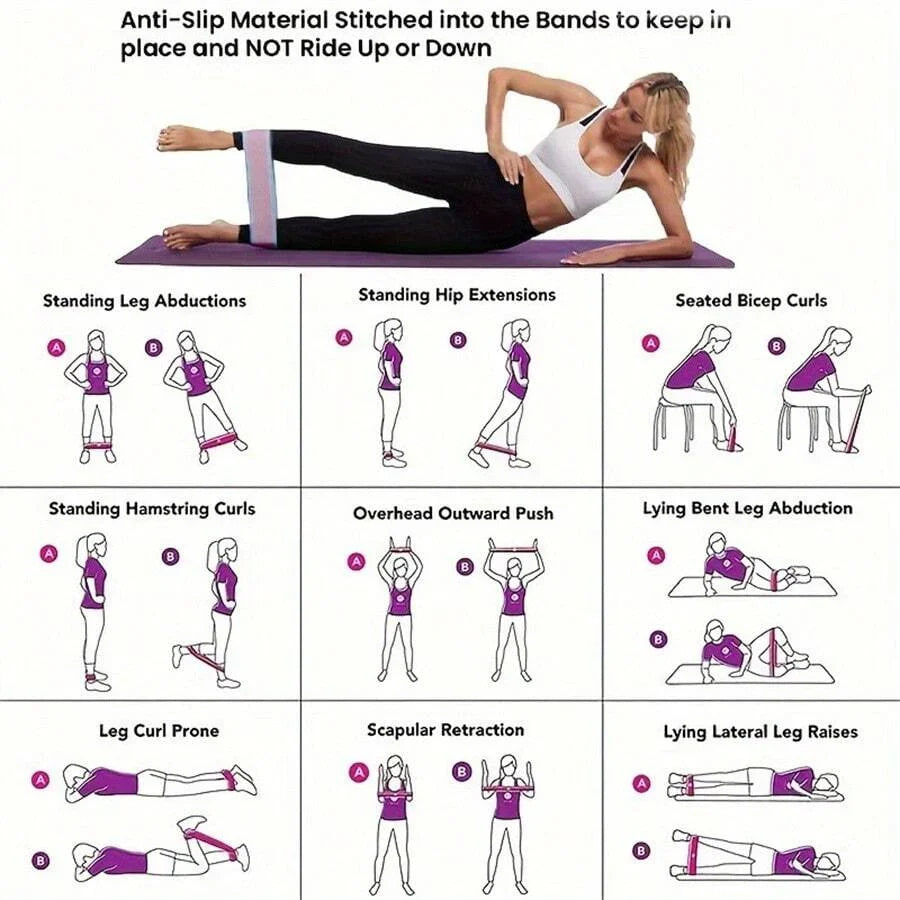 Heavy Resistance Fitness Stretch Bands