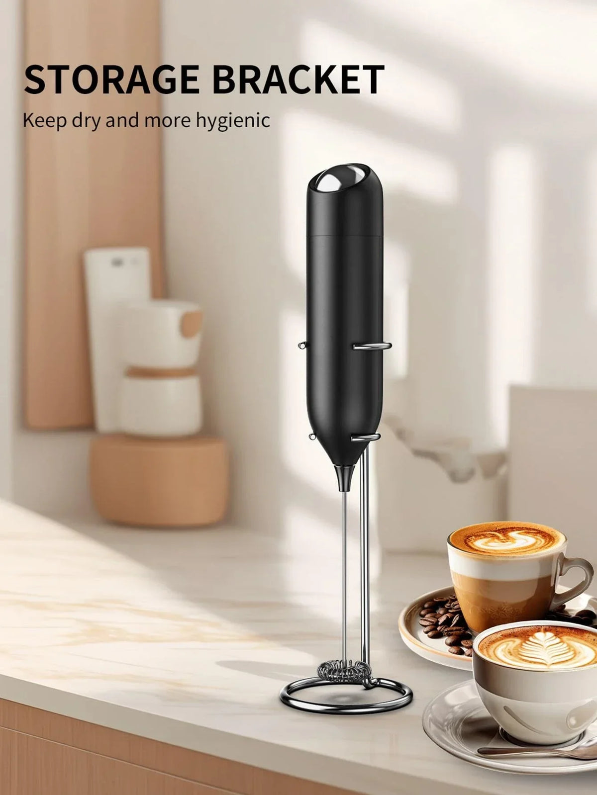CLITON Handheld Electric Milk Frother