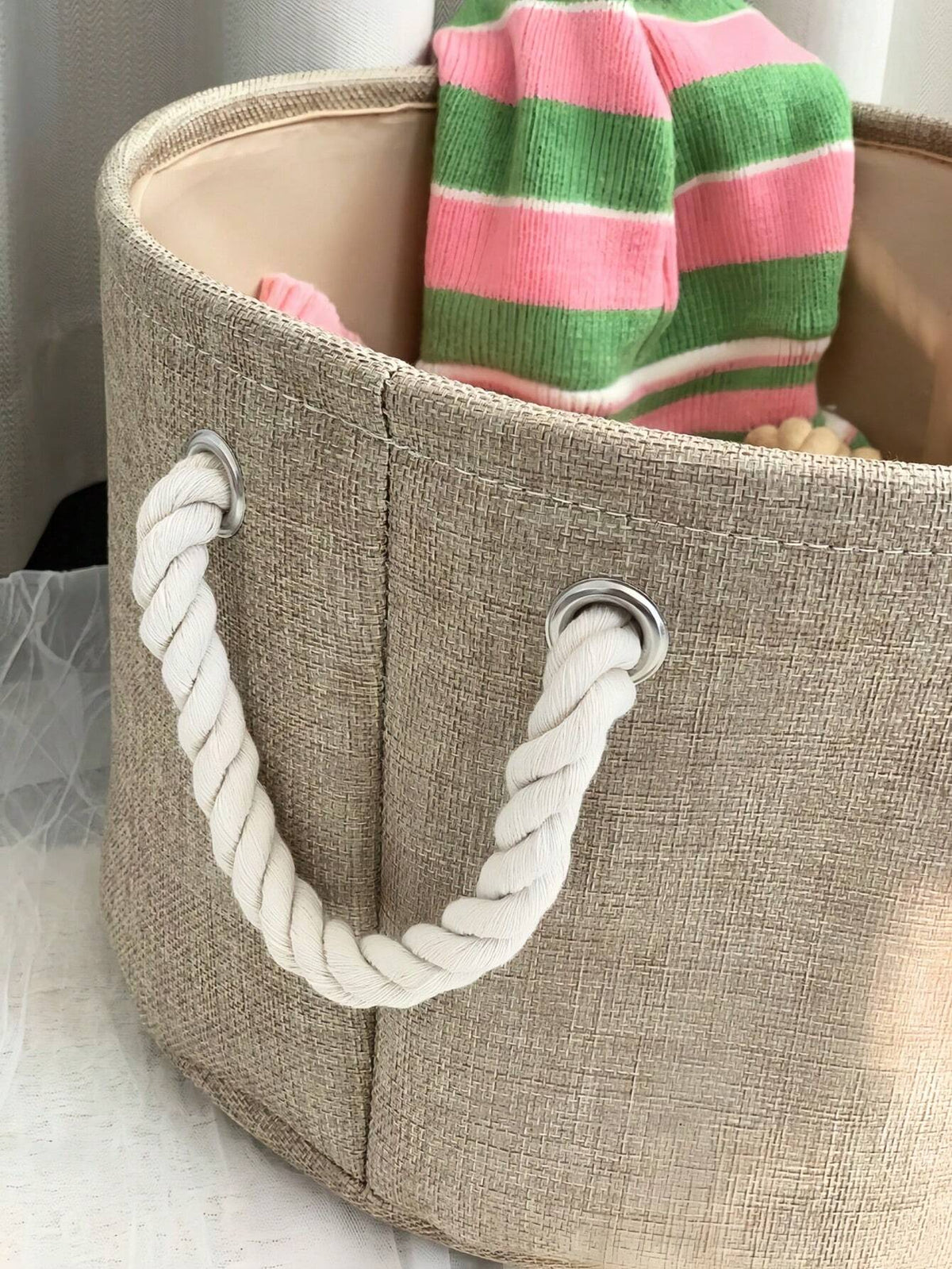 Foldable Pet Storage Basket