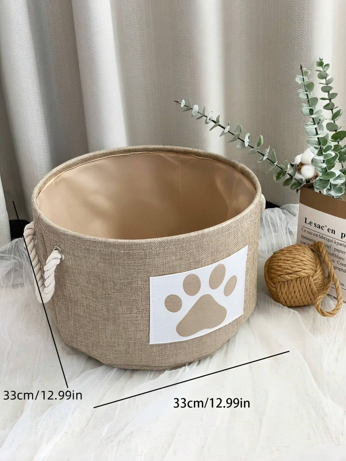 Foldable Pet Storage Basket