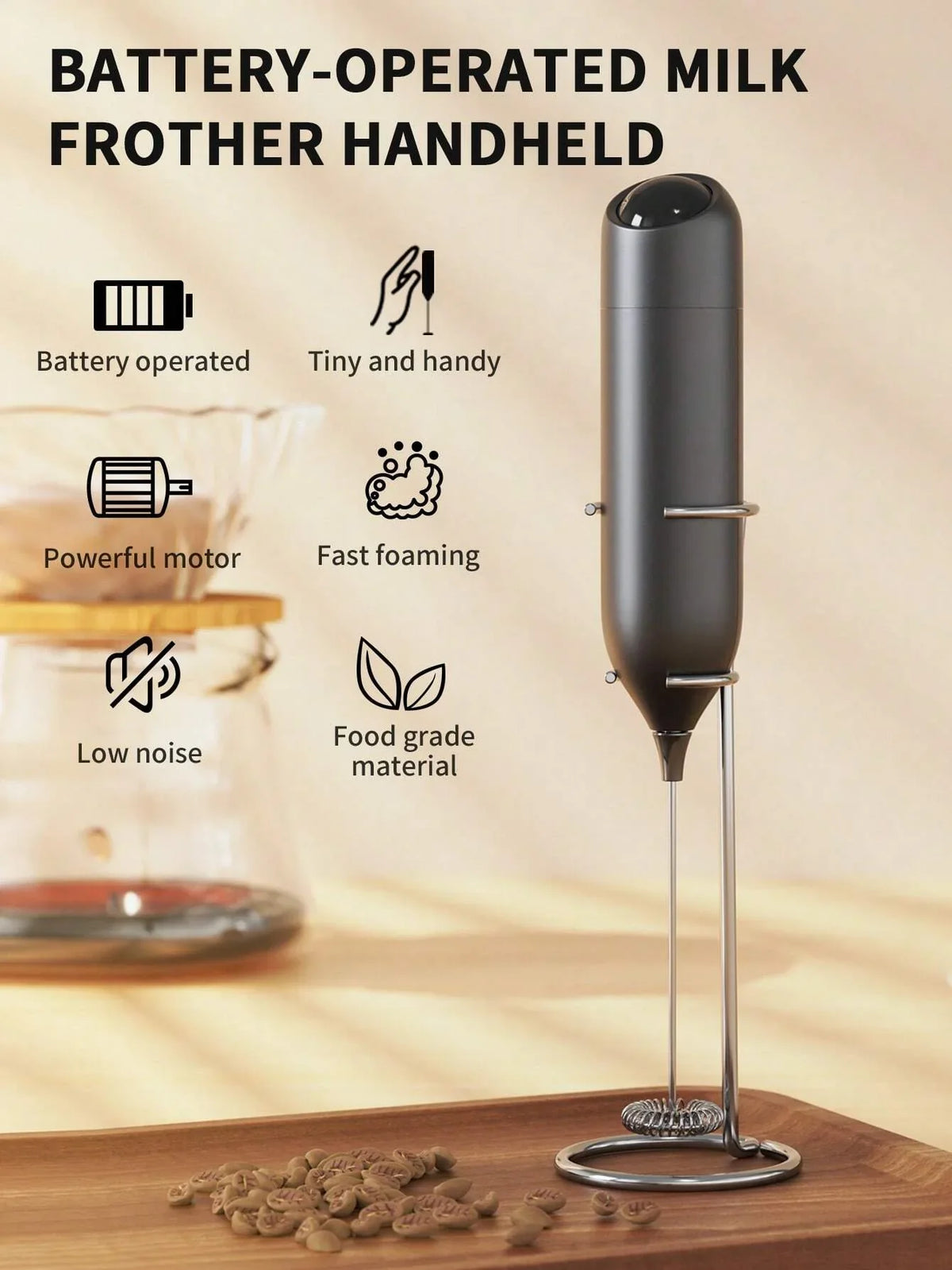 CLITON Handheld Milk Frother