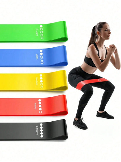 5pcs Yoga Resistance Bands