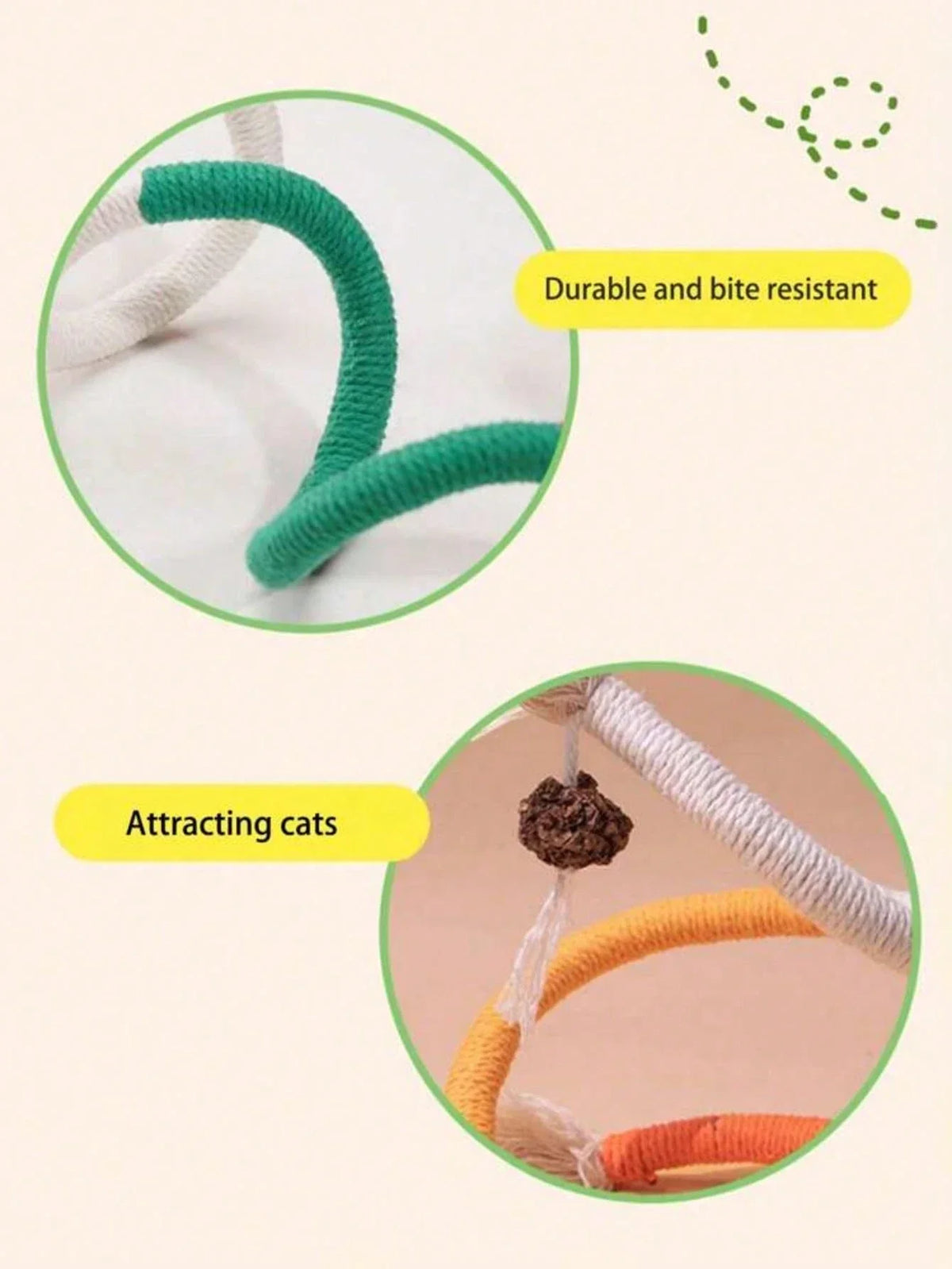 PETSIN Cat Chewing Rope Toys