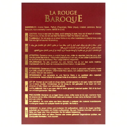 La Rouge Baroque Extreme Perfume