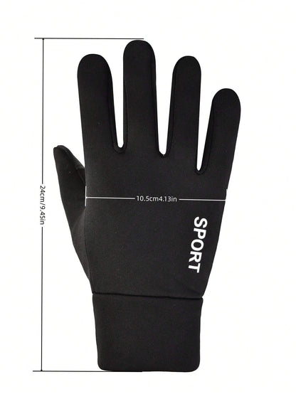 Waterproof Plush Lined Sports Gloves