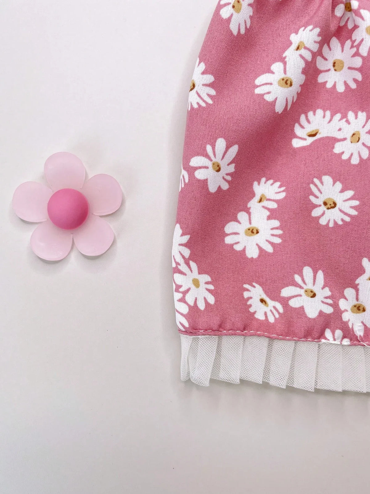 PETSIN Pink Floral Pet Dress