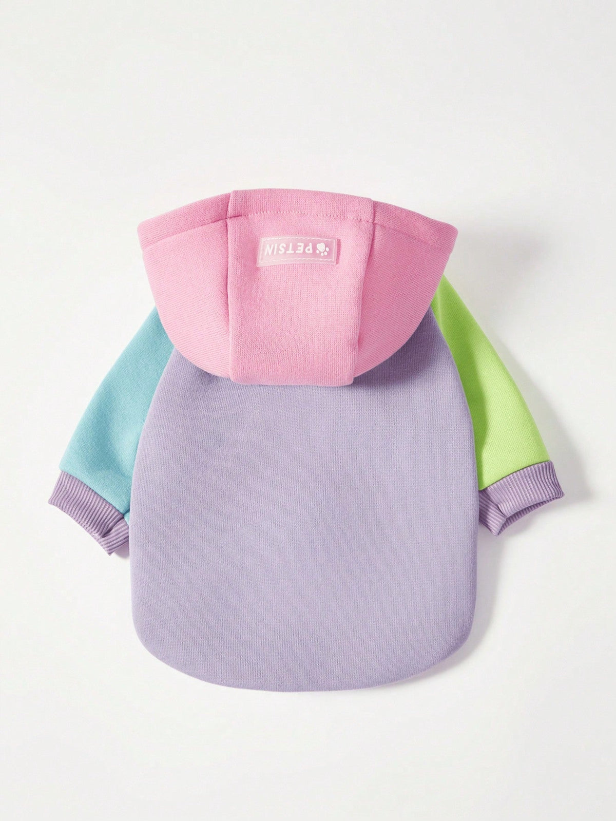 PETSIN Colorblock Dog Hoodie Sweatshirt