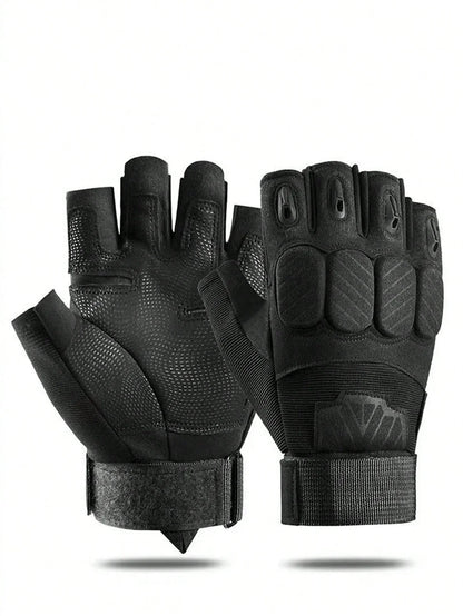 Sports Camo Half-Finger Gloves