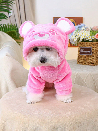 PETSIN Pink Floral Pet Dress