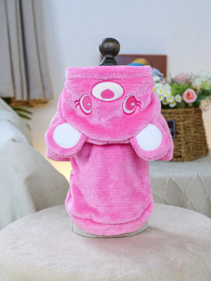 PETSIN Pink Bear Ear Hoodie