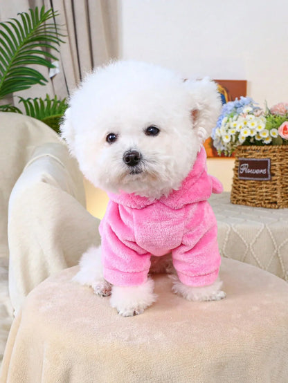PETSIN Pink Bear Ear Hoodie