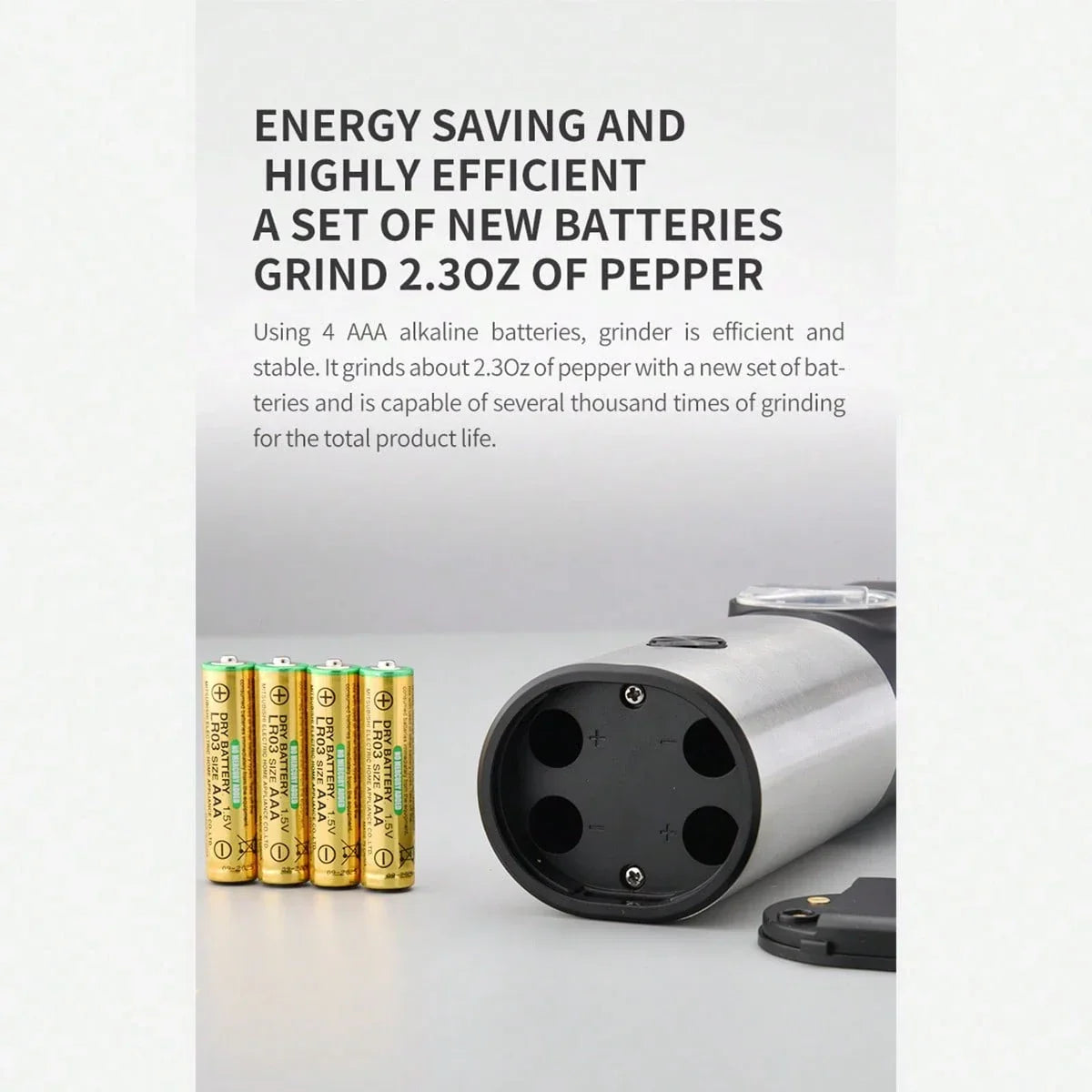 CLITON Electric Salt Pepper Grinder