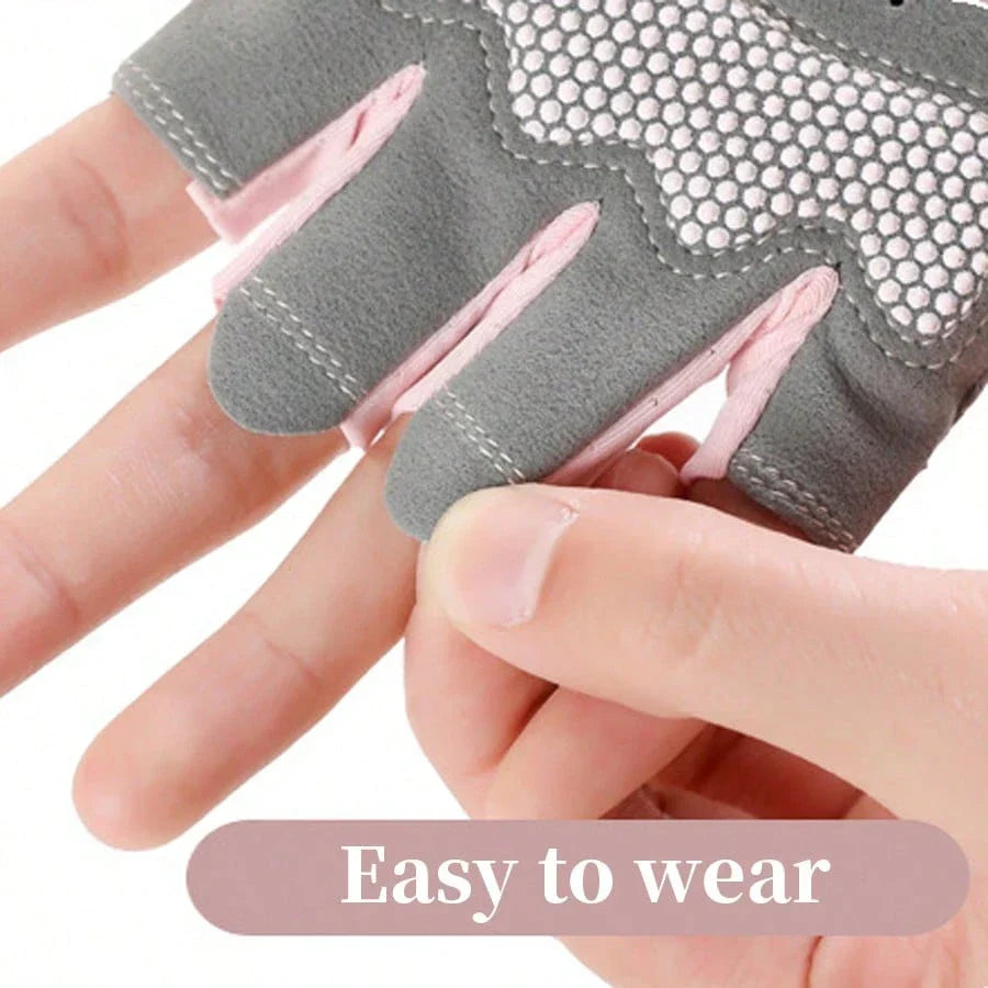 Unisex Fingerless Fitness Gloves Pair