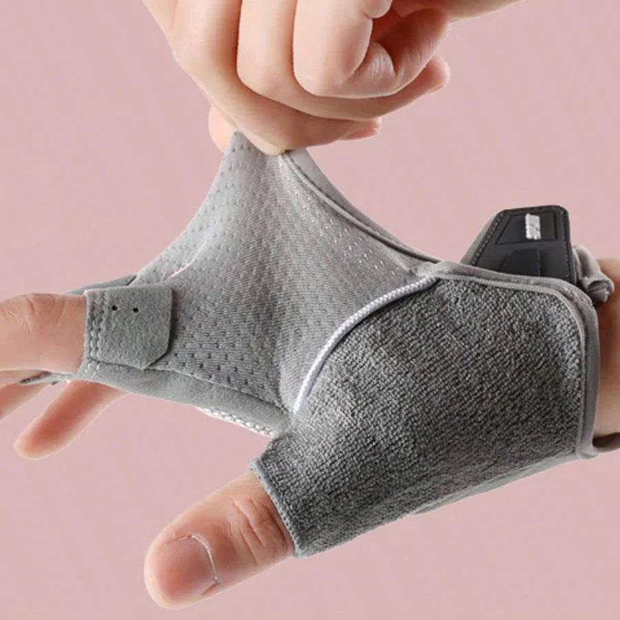 Unisex Fingerless Fitness Gloves Pair
