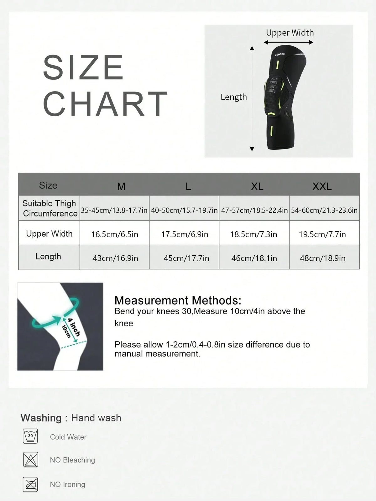 VBOSI Honeycomb Padded Knee Support
