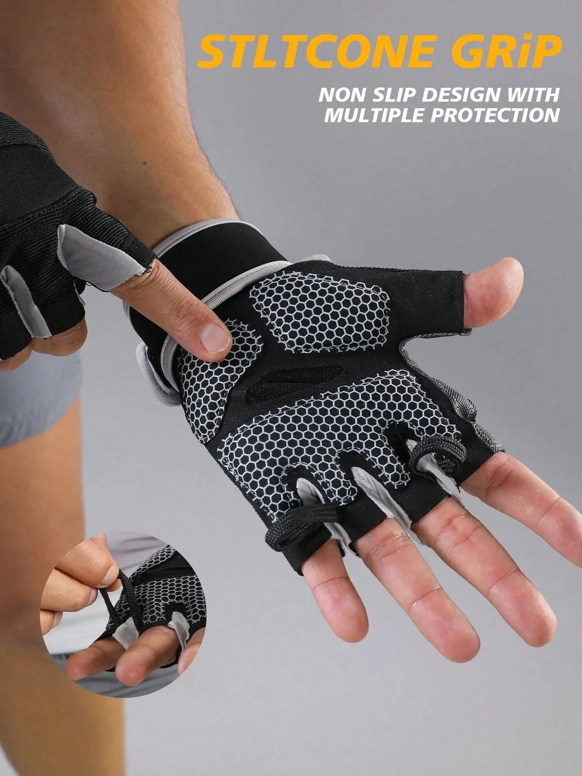 VBOSI Anti-Slip Half Finger Gloves
