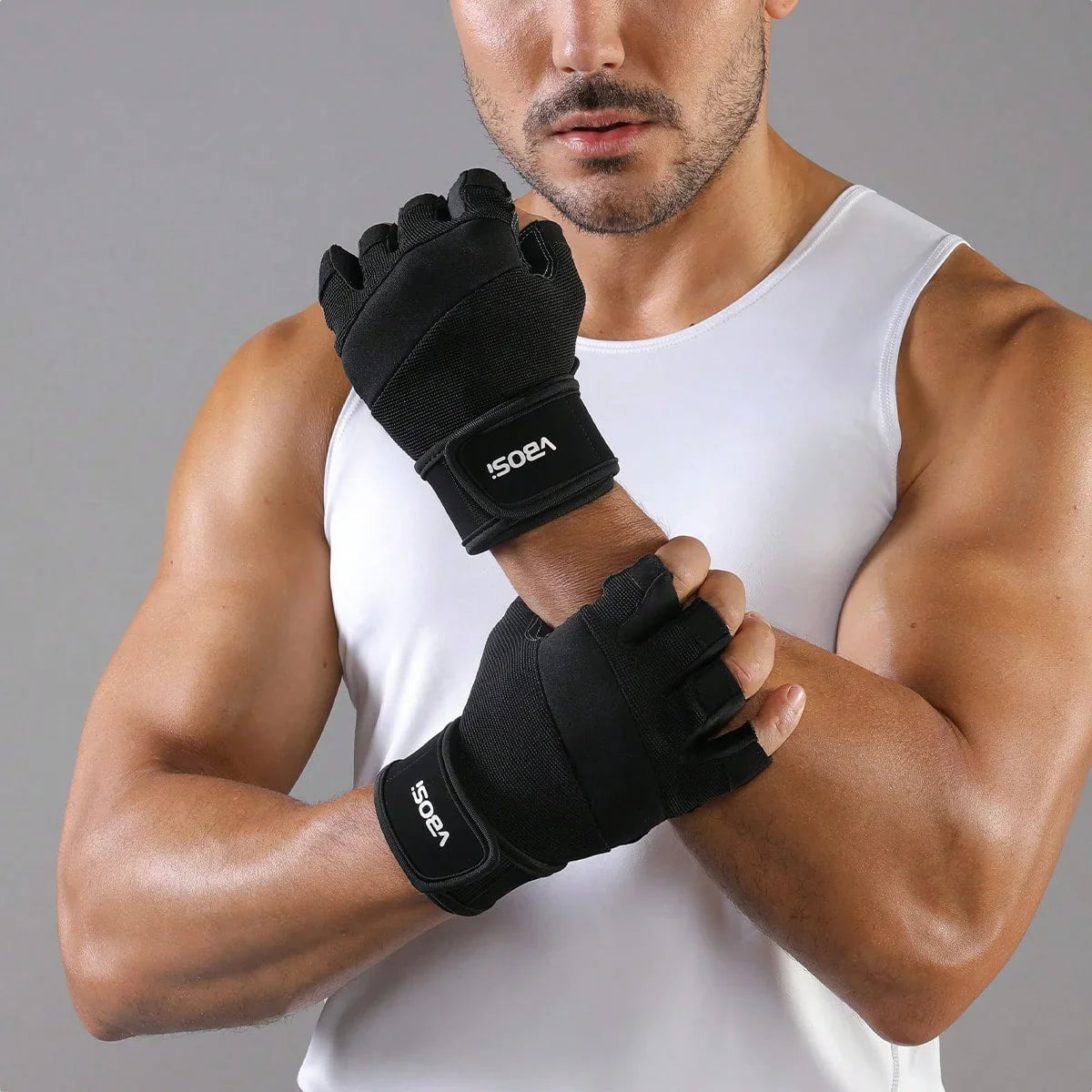 VBOSI Anti-Slip Half Finger Gloves