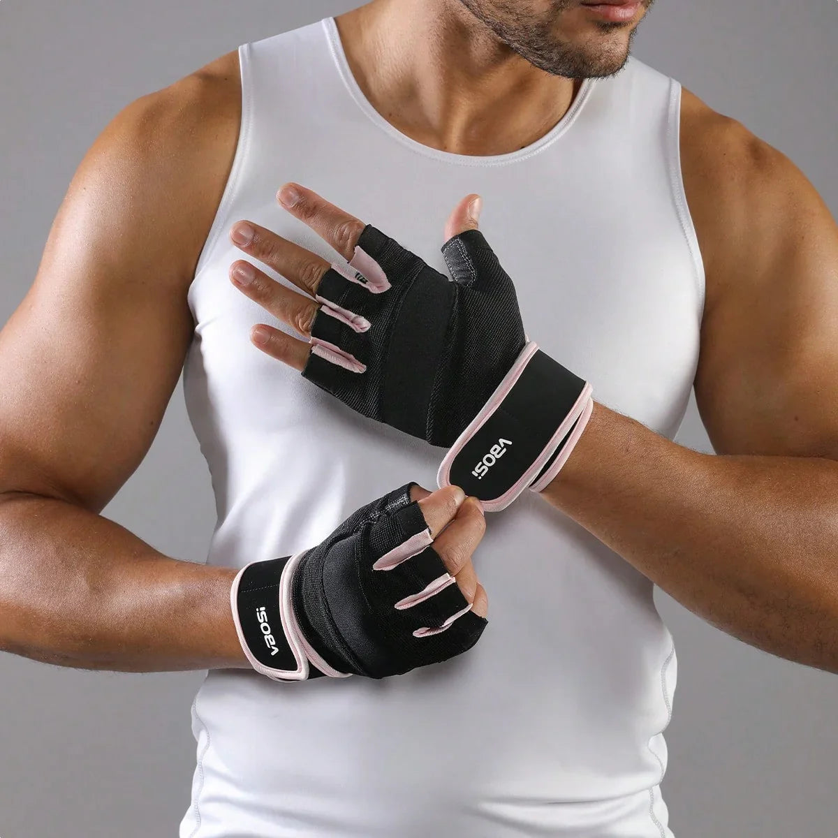 VBOSI Anti-Slip Half Finger Gloves