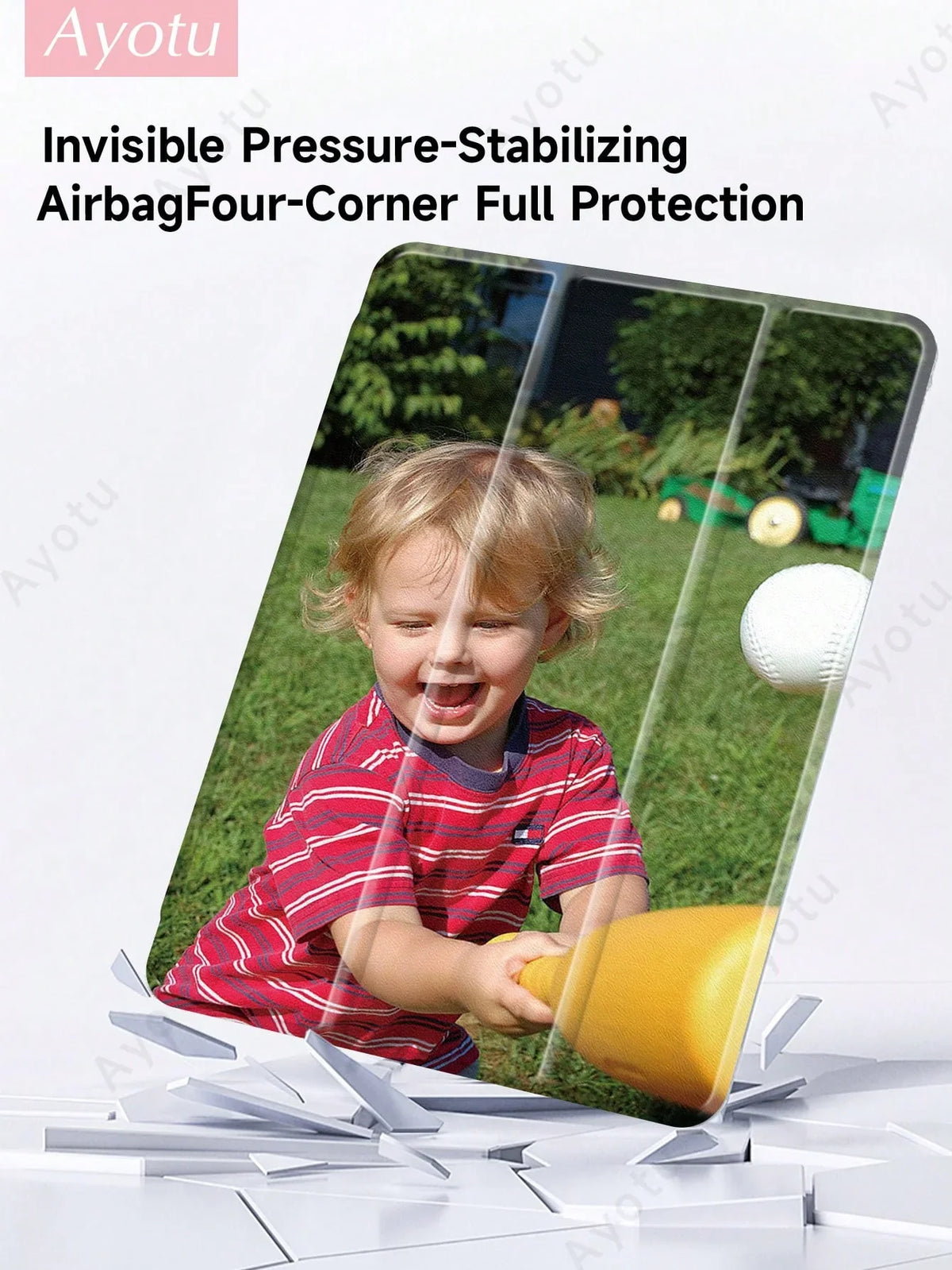 Custom Image Text iPad Case